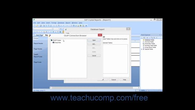 Crystal Reports 2013 Tutorial OLAP Business Objects Training смотреть онлайн