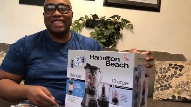 Hamilton Beach 58164 Blender 2 in 1 Chopper With 40oz Glass Jar 2 Speeds Black/Grey Unboxing/Review смотреть онлайн