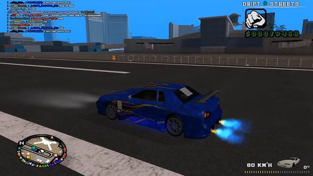 Пробуем Drift сервер SAMP 0.3.7 смотреть онлайн