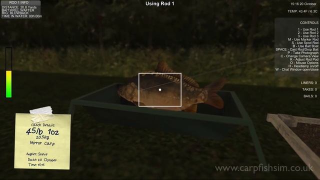 Carp Fishing Simulator - Catch photo mode смотреть онлайн