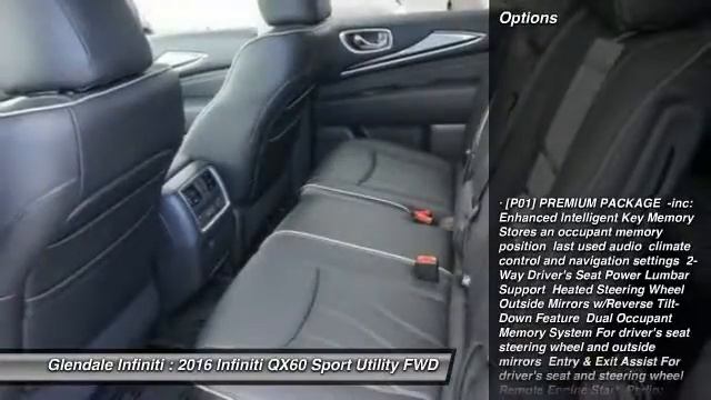 2016 Infiniti QX60 G22708 смотреть онлайн