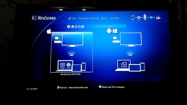 MiraScreen — Chromecast-подобное устройство (Miracast, AirPlay, DLNA)