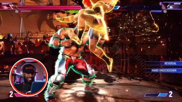 Why is Street Fighter 6 Marisa Built Like an 18-Wheeler!? Zangief RUN! | REACTION mini смотреть онлайн