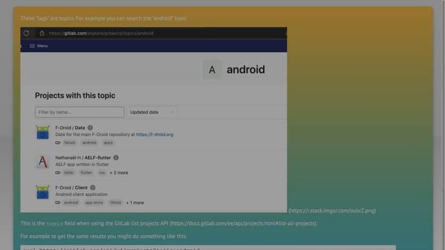 Gitlab API filter all projects by tag смотреть онлайн