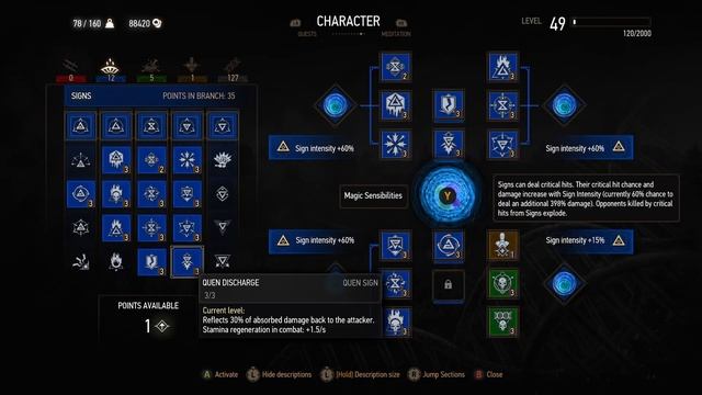 Ведьмак 3 билд грифона, знаки и их баффы в некст ген патче смотреть онлайн