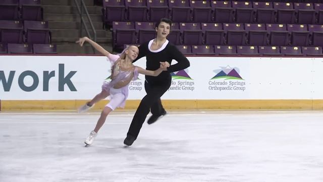 2015 ISU Jr. Grand Prix-Colorado Springs Short Dance Ksenia KONKINA / Georgy REVIYA RUS смотреть онлайн