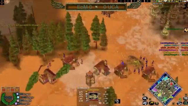 AoT S29, D1, R4 - EoM vs. UCA, Game 1 - Age of Mythology: The Titans Clan League, Season 29 смотреть онлайн