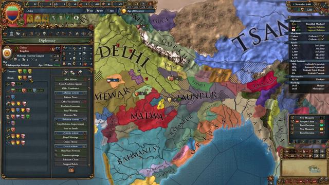 Let's Play EU4 Dharma: Sirhind - Delhi - Punjab - Bharat: ep5 смотреть онлайн