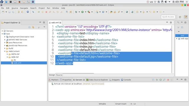12 JAVA EE Servlets create first project смотреть онлайн
