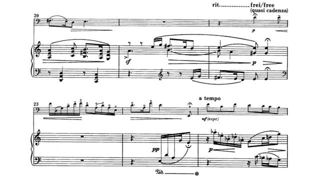 Bertold Hummel - Sonatina, Op.69b for Double Bass and Piano (1979) смотреть онлайн