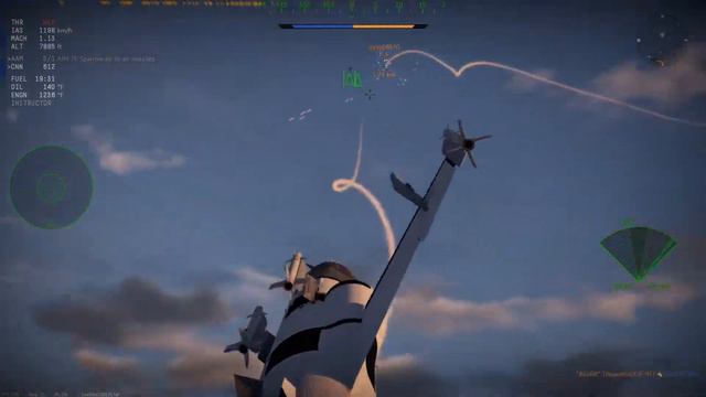 The F-104 S no longer has Vulcan with Sparrows... (war thunder direct hit dev server) смотреть онлайн