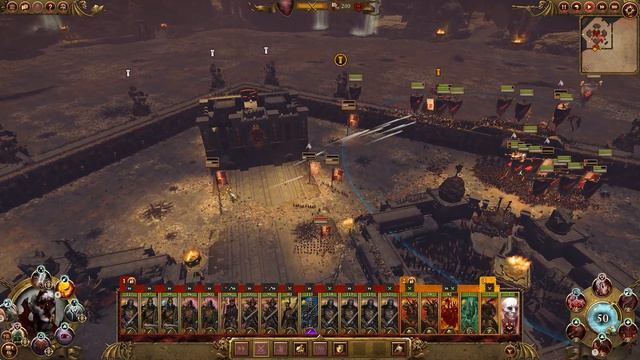 Total War Warhammer 2 Radious mod - прохождение - Vampires - Very Hard =55= Великий вождь смотреть онлайн