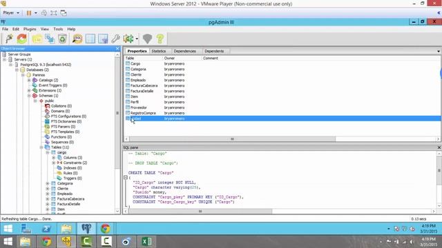 Como llenar tuplas de una tabla en PostgreSQL смотреть онлайн
