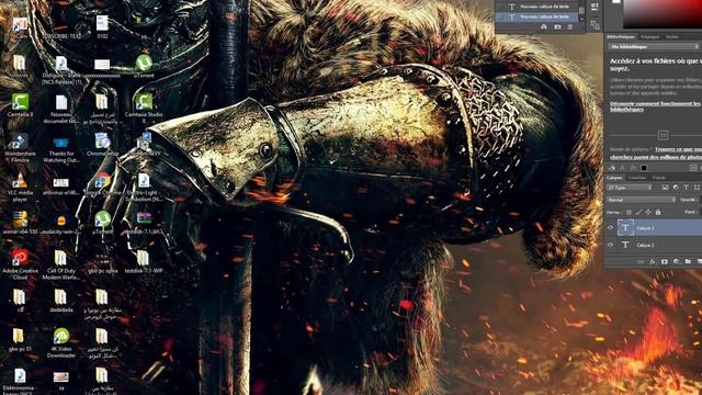 حل مشكلة الكتابة بالعربيه بالفوتوشوب CC смотреть онлайн