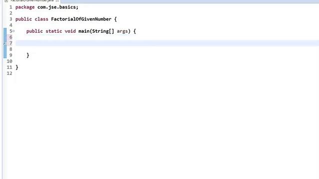 Java Code for Factorial Of Given Number смотреть онлайн