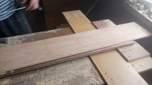 Ламинат на потолок  Процесс установки