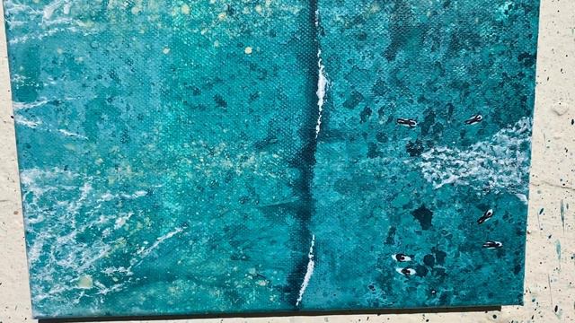 'Waiting Game At Watergate' - Original Artwork By Gemma Lessinger