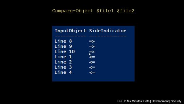 PowerShell: Compare-Object Function смотреть онлайн