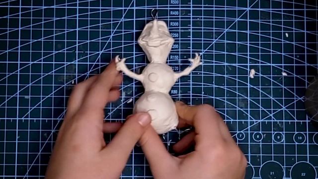 Олаф. Ёлочная игрушка своими руками.Поделки для детей. смотреть онлайн