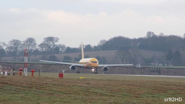 *Amazing Sound!* 2 DHL Boeing 757-200s Takeoffs at Edinburgh Airport смотреть онлайн