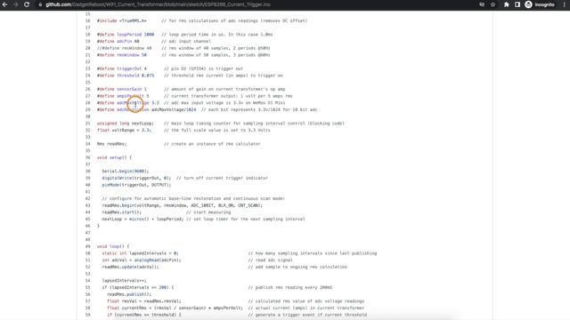SCT-013 Current Measuring with ESP8266 смотреть онлайн