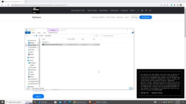 How to Install PyCharm IDE on Windows 10/11 [ 2023 Update ] | PyCharm for Python Developers смотреть онлайн