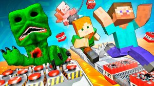 РЕАЛИСТИЧНЫЙ КРИПЕР АТАКУЕТ! ПРОШЛИ САМЫЕ БЕЗУМНЫЕ ЛОВУШКИ! МАЙНКРАФТ ДОРОГА СМЕРТИ В Garry`s Mod