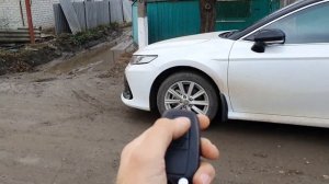 Автозапуск с штатного ключа Тойота Камри 2021г.