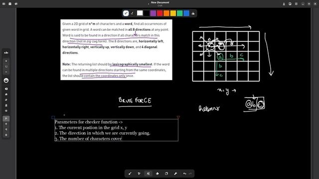 Find the string in grid | 23 August POTD | Geeks for Geeks Problem of the Day смотреть онлайн