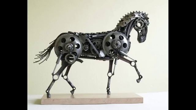 поделки из запчастей автомобилей смотреть онлайн