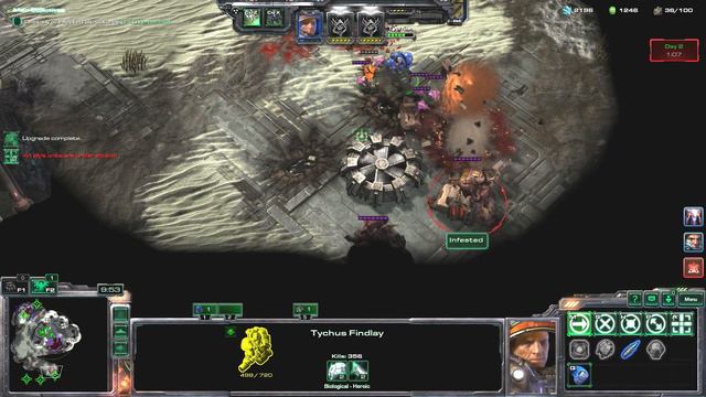 SC2 Co-Op Dead of Night, Tychus Findlay Play [Prestige : Lone Wolf] смотреть онлайн