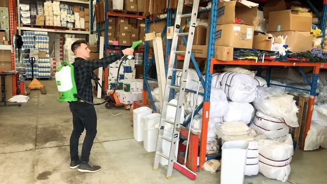 Electrostatic Backpack Sprayer смотреть онлайн