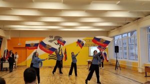 Россия — в этом слове огонь и сила! Танец кадетов. Флаг Российской Федерации. Триколор. #патриотизм