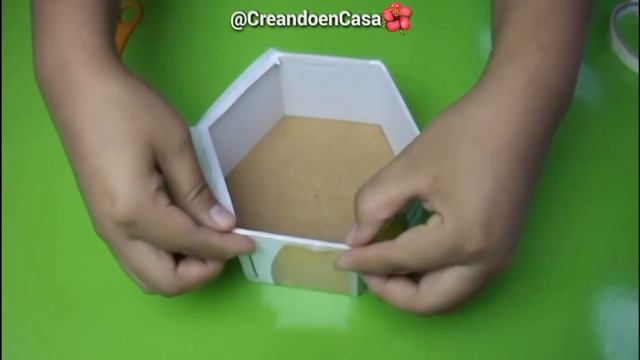 Como hacer cajita hexagonal de cartón смотреть онлайн