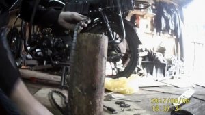Установка звездочки  Цепь на мопед альфа - замена, только полезная инфа!