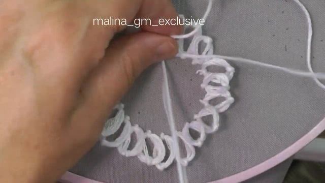 Big Chamomile | 3D Embroidery | easy stitches смотреть онлайн