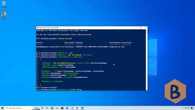 How to Get Creation Date of Microsoft 365 Users using PowerShell смотреть онлайн