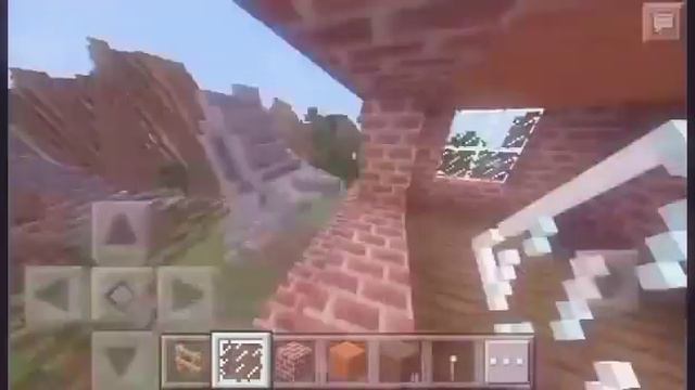 Постройки в MCPE 0.14.1. Дом на горе) смотреть онлайн