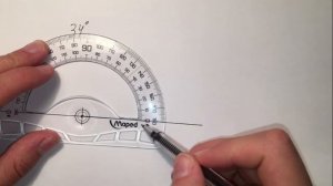 Как измерять углы транспортиром