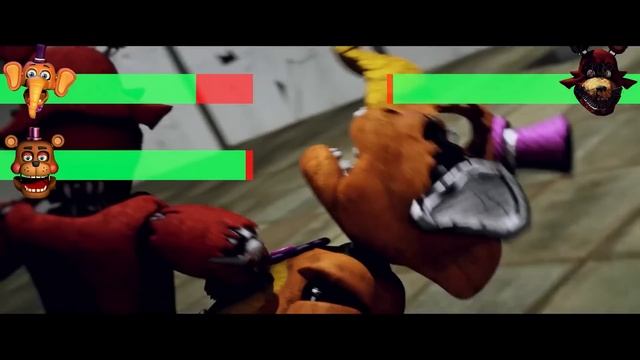 [SFM FNaF] Top 10 FNAF Vs FIGHT Animations With Healthbars!