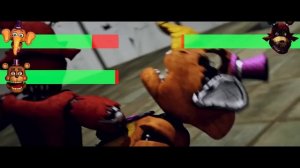 [SFM FNaF] Top 10 FNAF vs FIGHT Animations With Healthbars!