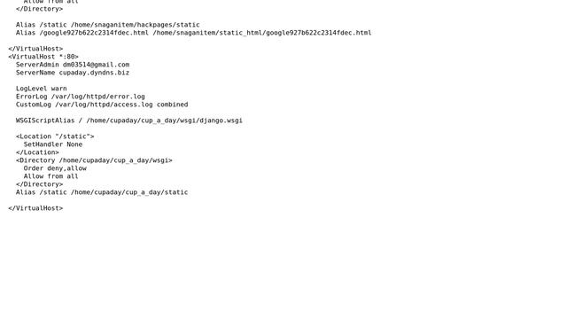 Apache2 mod_wsgi django Named Virtual Servers смотреть онлайн
