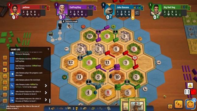 Cities and Knights Gameplay! - (Catan Universe) смотреть онлайн