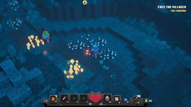 MINECRAFT DUNGEONS - FIRST IMPRESSIONS PS4 GAMEPLAY EXPERIENCE смотреть онлайн