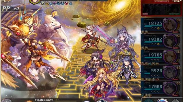 Kamihime Project R - Thunder Guardian of Wrath (Dark Raid Team) смотреть онлайн