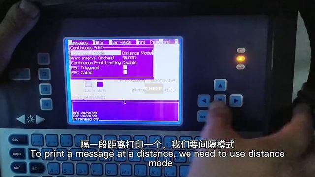 Let's take a look at the setup and connection of the encoder of Videojet 1000 series inkjet printer смотреть онлайн