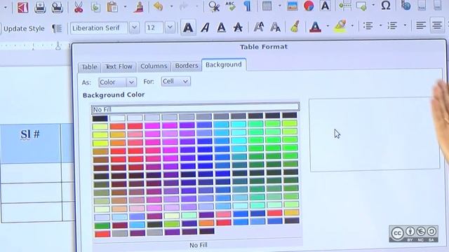 Inserting and Formating Table in LibreOffice Writer смотреть онлайн