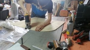 Реставрация зеркала 50-х годов в бронзе