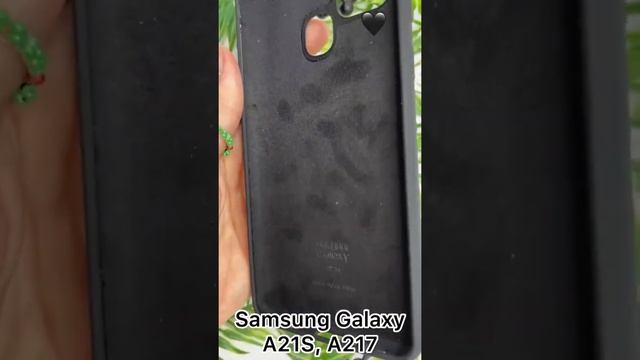 Чехол бампер Silicone Case для Samsung Galaxy A21S, A217 (черный) смотреть онлайн