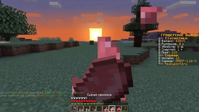 Minecraft ReallyWorld(Майнкрафт Сервер Риливорлд) Сезон 2/Эпизод 2 "Фарм цветов и Шахта" смотреть онлайн